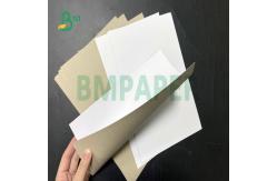 China Recycled Pulp Coated White Board With Gtey Back for Literacy Card supplier