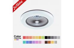 China 24 Inch Plastic Bedroom Ceiling Fan Light Fixtures With Remote Control supplier