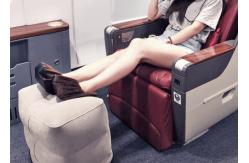 China Light Weight Blow Up Foot Rest Travel Pillow Sitting Backrest Cushion supplier