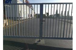 China rust resistant Iron Door Welded Fence Gate With Anti Theft Lock supplier
