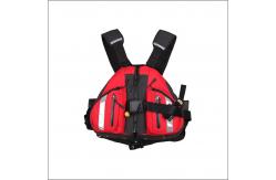 China Quick Release Adult Life Jackets , Sailing Life Jackets Shoulder Strap Reinforced supplier