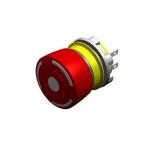 22.30mm IP65 Emergency Stop Switches 22mm 1NC Non Illuminated Circular for sale