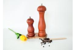 China Elegant Wooden Salt and Pepper Grinders with Ceramic Core supplier