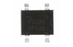 China SINGLE PHASE GLASS PASSIVATED SURFACE MOUNT BRIDGE RECTIFIER DF10S supplier