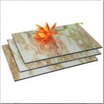 Impact Resistant Marble Aluminum Composite Panel 1220*2440mm PE/FR Core for sale