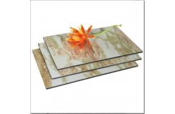 China 3mm Thick Aluminium Marble Panel Surface For Building Decoration supplier