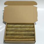 Nylon Coated 4:1 Metal Spiral Binding Gold Coil Single Wire O for sale