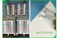 China 115G 128G 150G Matte Coated Paper , Couche Matt Paper with Dimension 70 * 100cm supplier
