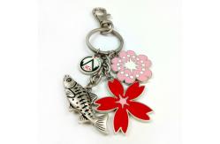 China Zinc Alloy Die Casting Custom Keychains With Soft Enameled supplier