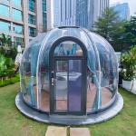 Sunshade Outdoor Bubble Tents Green PC Clear Dome House for sale