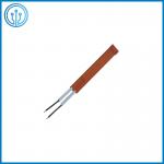 Hair Straightener 7C 110V PTC Thermistor 16mm Yellow Insulating Thin Film Thermistor for sale