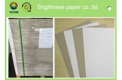 China Single Side Coated Grey Back Box Board Paper , High Brightness Board Stock Paper supplier