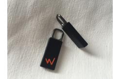 China Eco - Friendly Copper Mental Rubber Zipper Puller OEM / ODM Avaliable supplier