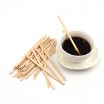 Disposable Wrapped Wooden Coffee Stir Sticks 110mm 4.3inch For Cocktail Party for sale