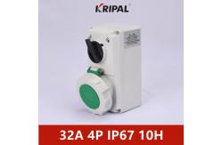 China KRIPAL Three Phase 32A IP67 Interlocked Switch Socket  IEC standard supplier