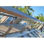 SS304 Stainless Steel Stair Netting Flexible 2.0 Mm Wire 50x50 Mm Hole for sale