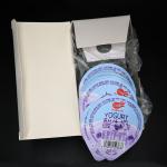 ODM MOPP Splitting Yogurt Foil Lids Die Cut PET Cup Eye Catching Printing for sale