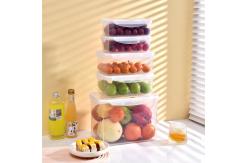 China 8L Reusable Clear Plastic Lunch Box With Secure Leak Proof Lids supplier