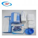 Sterilized SMS C-Section Pack Non Woven Surgical Drapes For Cesarean Births for sale