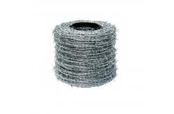 China 450mm Coil Diameter Galvanized Razor Barbed Wire For Mesh Fence supplier