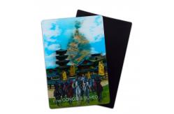 China Landmark Castle Souvenir Gift 3D Lenticular Magnets for Promotions supplier