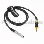3.5 mm TRS to 5 Pin Lemo Audio Male Time Code Cable for SOUND DEVICES ARRI Alexa for sale