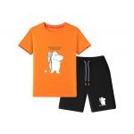 Cotton Children Fashion Wear , Short Printed Kids Summer Sets Clothing for sale