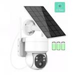 Solar Battery Powered Outdoor Wifi PTZ Security Camera 2MP 1080p Camera for sale