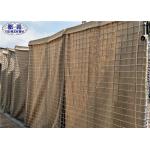 Geotextile Lined Sand Filled Barriers , Emergency Flood Control Barriers for sale