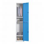 2 Door Gym Office Metal Storage Locker Garage Storage Locker