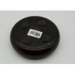 4.25 Round Black Stone Candle Holders Customized Design OEM Available