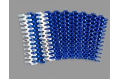 China 170mm Plastic Mesh Conveyor Belt Blue Flush Grid Conveyor Belt supplier