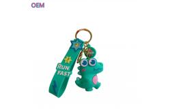 China Custom Plastic 3d Cartoon Keychain, OEM Design Cute PVC Keychain For Kids supplier