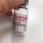 Waterproof tren Acetate 100mg/ml Glass Vial Labels for sale