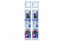 China 1 Player Mini Doll Claw Toy Catcher Machine Game Bill Acceptor 40w supplier