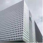 Seamless Solid Perforated Facade Panel Weather Resistant 3mm Thickness