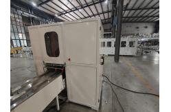 China Fully Automatic Toilet Tissue Paper Double Channel Log Saw Cutting Machine supplier