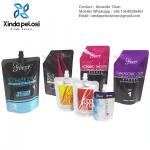 Custom Laminated Printing Juice Stand Up Plastic Water Spout Pouch For Liquid Packaging for sale