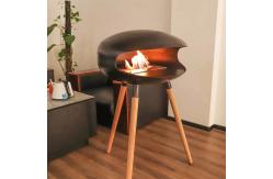 China Bio  1.5L Free Standing Bioethanol Fires 70cm Cocoon Ethanol Fireplace supplier