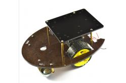 China Double-layer Robot Car Chassis With Two Deceleration DC Motor supplier