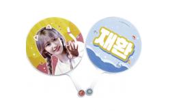 China Custom One Side Kpop Picket 3d Lenticular Hand Fan supplier