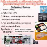 Fully Automatic plastic food container thermoforming machine


