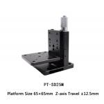 Vertical Drive Height Adjustment Manual Lab Jack Travel 25mm