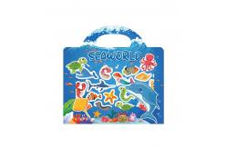 China art paper Hardcover Book Printing Usborne Custom Sticker Book For Kids supplier