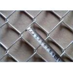 50 X 50mm Six Foot Chain Link Fence Diamond Hole Galvanized For Defining Boundaries for sale