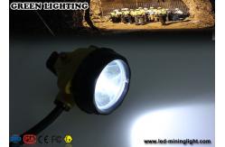 China 15000 Lux superbright cree Mining Cap Lights msha approved sos function reflective stripe supplier