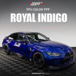 Royal indigo TPU Car Color Film Self Healing PPF Wrap 7.5mil K-022 for sale