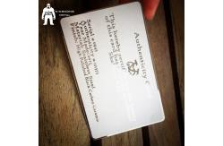 China Customised Design Deboss Textured Finish Metal Business Credit VIP Card supplier