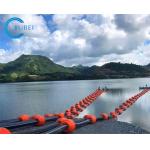 High Bearing Capacity Cylinder Type HDPE Pipe Floater For Sea / River / Lake Dredging for sale