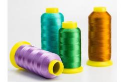China Smoothly Polyester Yarn 120D/2 ZS Twist For Embroidery supplier